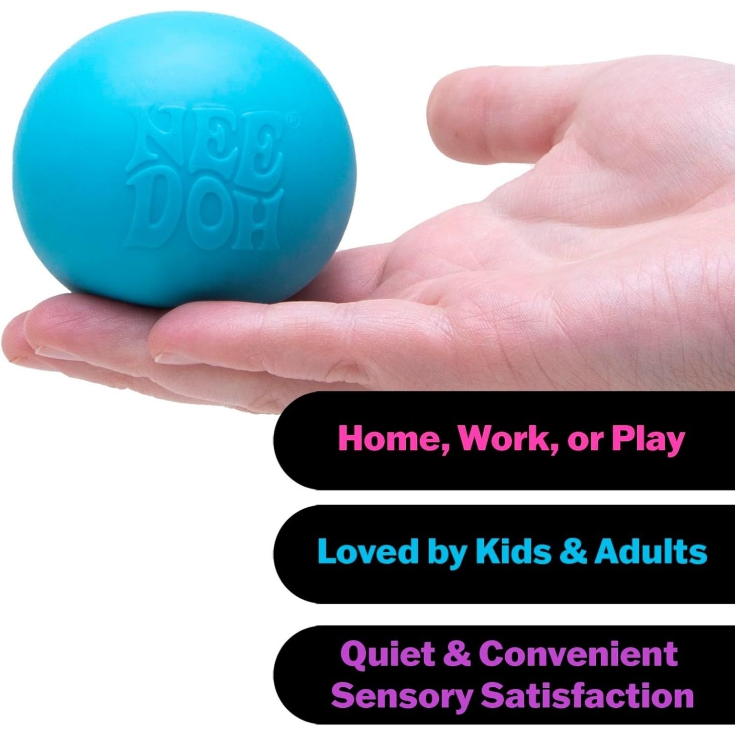 NeeDoh Original Sensory Ball – Pink