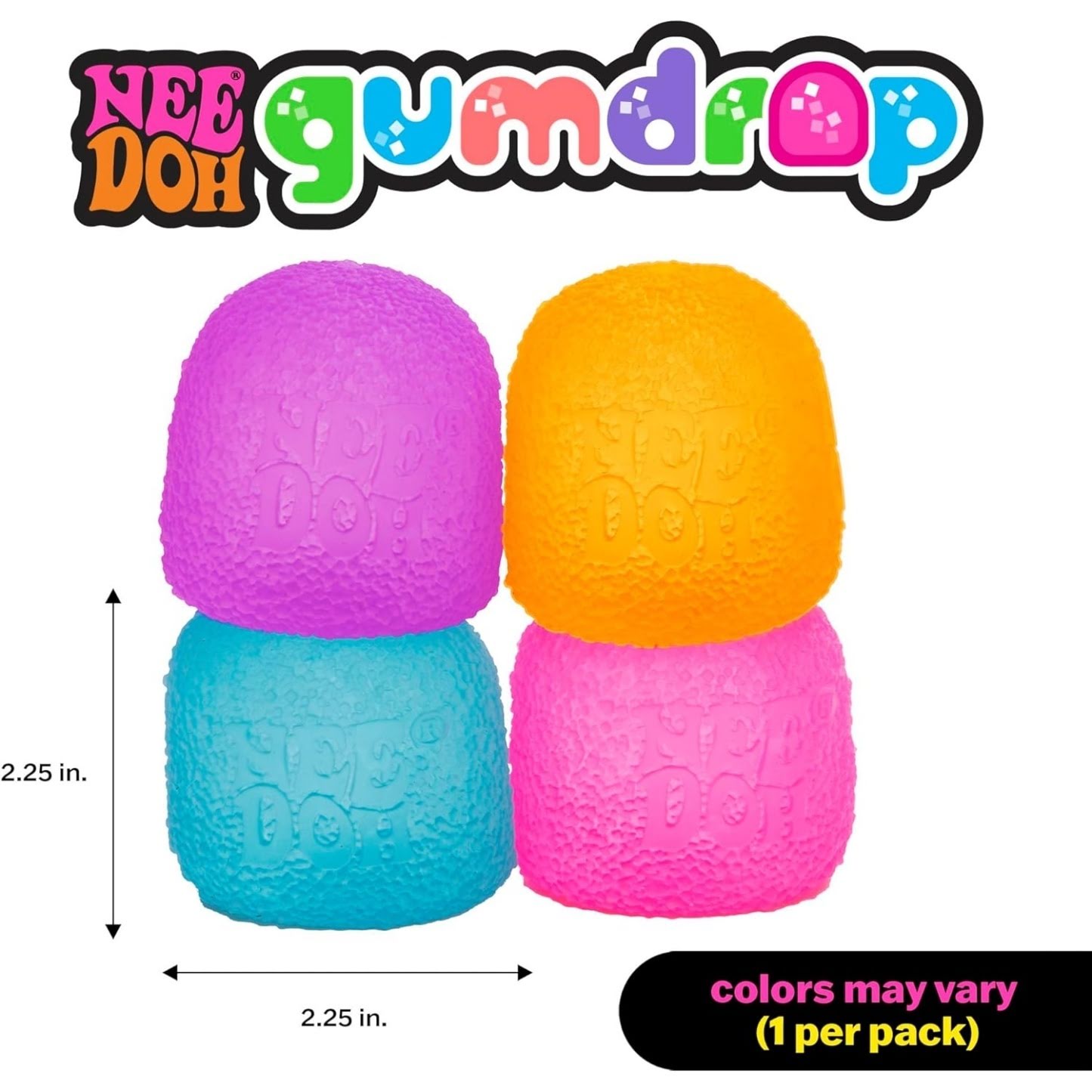 NeeDoh Gumdrop – Textured Sensory Toy – 2.5"