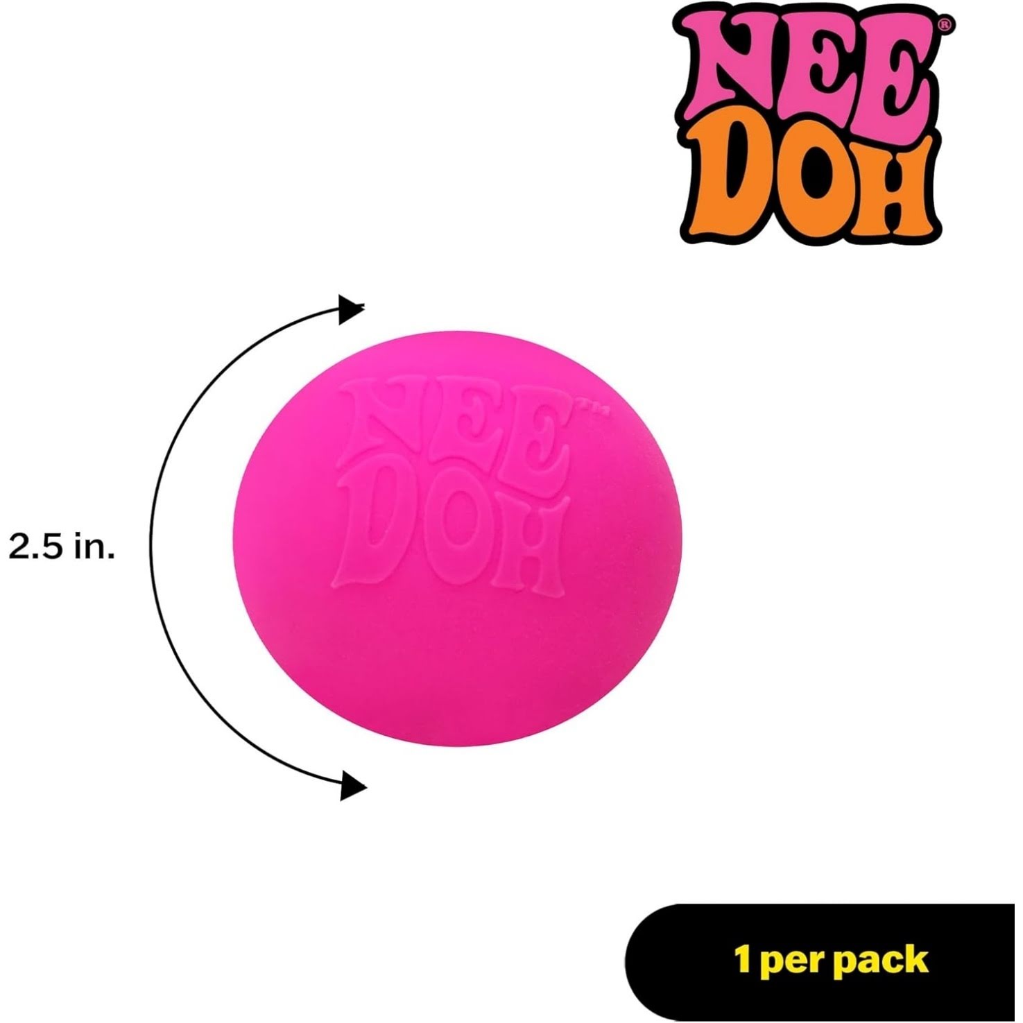 NeeDoh Original Sensory Ball – Orange